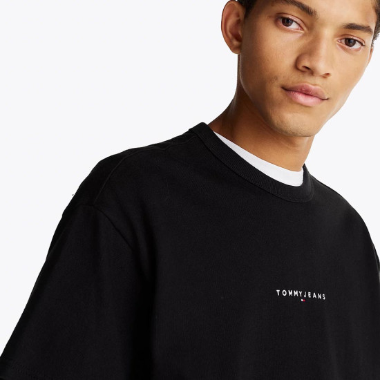 Tommy Hilfiger Ανδρική κοντομάνικη μπλούζα Logo Embroidery Relaxed T-Shirt